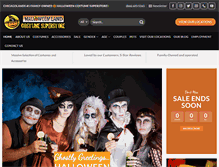 Tablet Screenshot of myhalloweenland.com